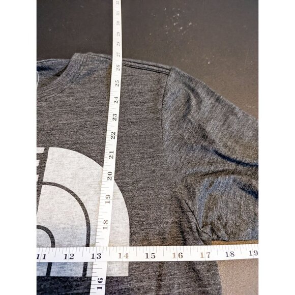 The North Face Mens Logo Heather Gray T Shirt Small - Picture 6 of 6